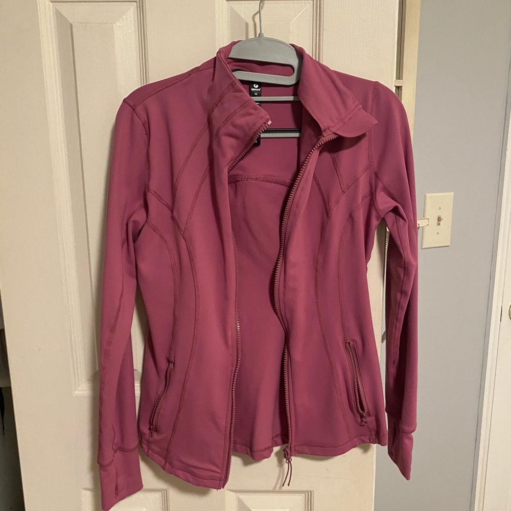Pink workout jacket